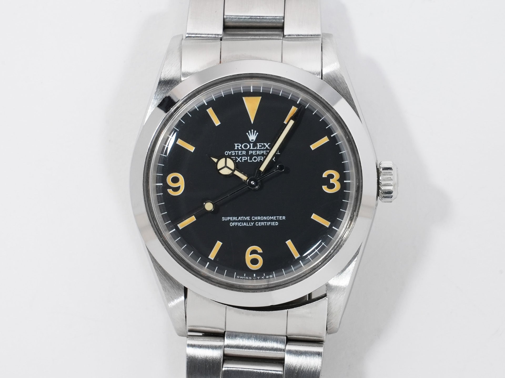 ロレックス エクスプローラーI Ref.1016 ステンレススチール ブラック文字盤 中古 oevt5bc8