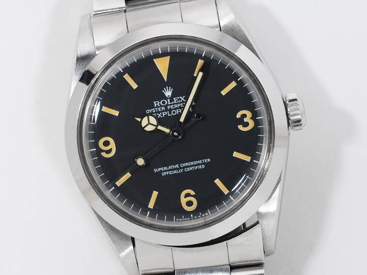 ロレックス エクスプローラーI Ref.1016 ステンレススチール ブラック文字盤 中古 oevt5bc8