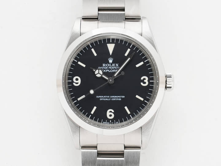ロレックス エクスプローラーI Ref.1016 ステンレススチール ブラック文字盤 中古 miuzs4kp