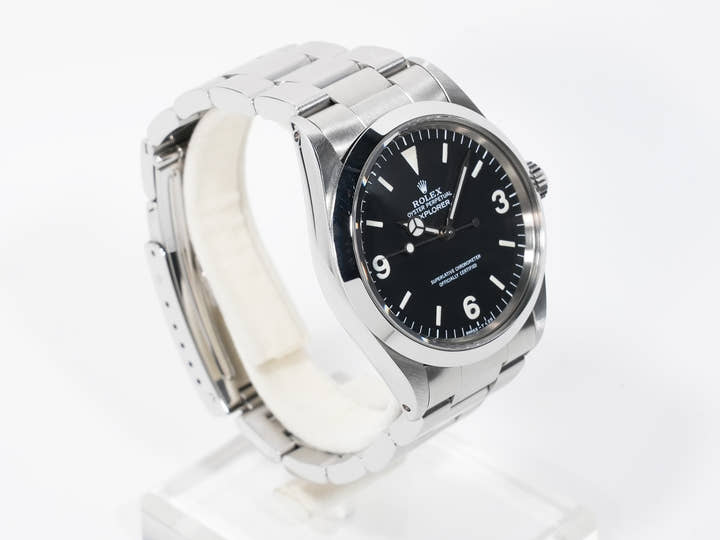 ロレックス エクスプローラーI Ref.1016 ステンレススチール ブラック文字盤 中古 miuzs4kp