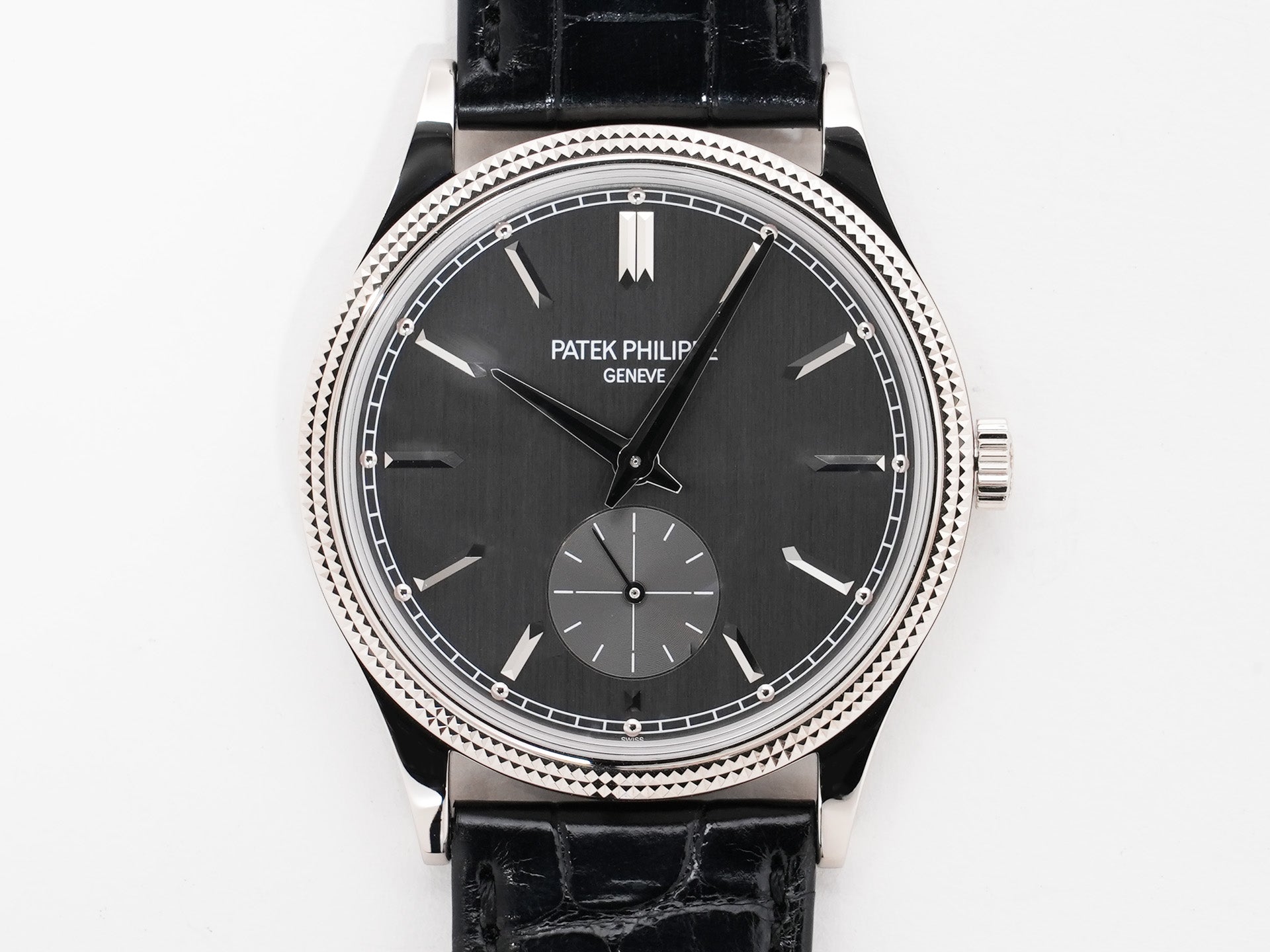 パテックフィリップ カラトラバ Ref.6119G-001 ホワイトゴールド グレー文字盤 極美品 mb6degox