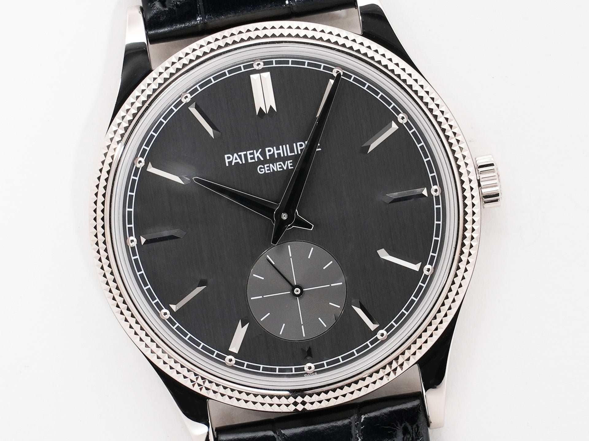 パテックフィリップ カラトラバ Ref.6119G-001 ホワイトゴールド グレー文字盤 極美品 mb6degox