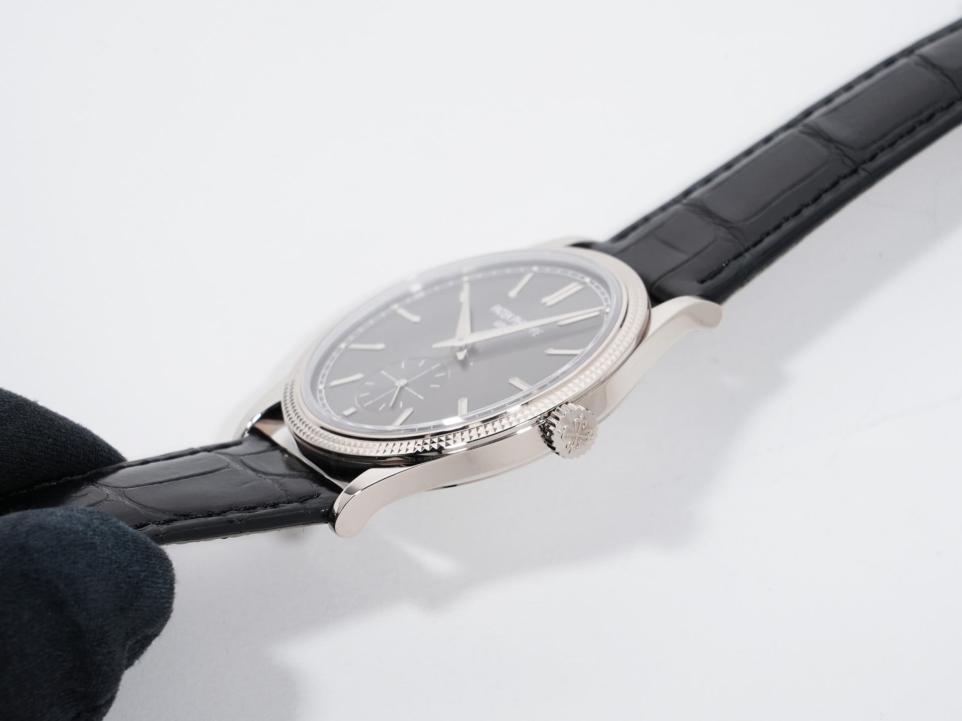 パテックフィリップ カラトラバ Ref.6119G-001 ホワイトゴールド グレー文字盤 極美品 mb6degox