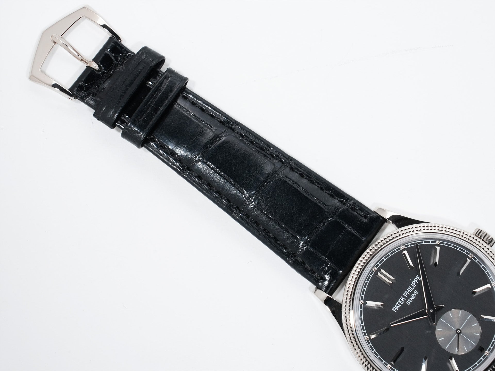 パテックフィリップ カラトラバ Ref.6119G-001 ホワイトゴールド グレー文字盤 極美品 mb6degox