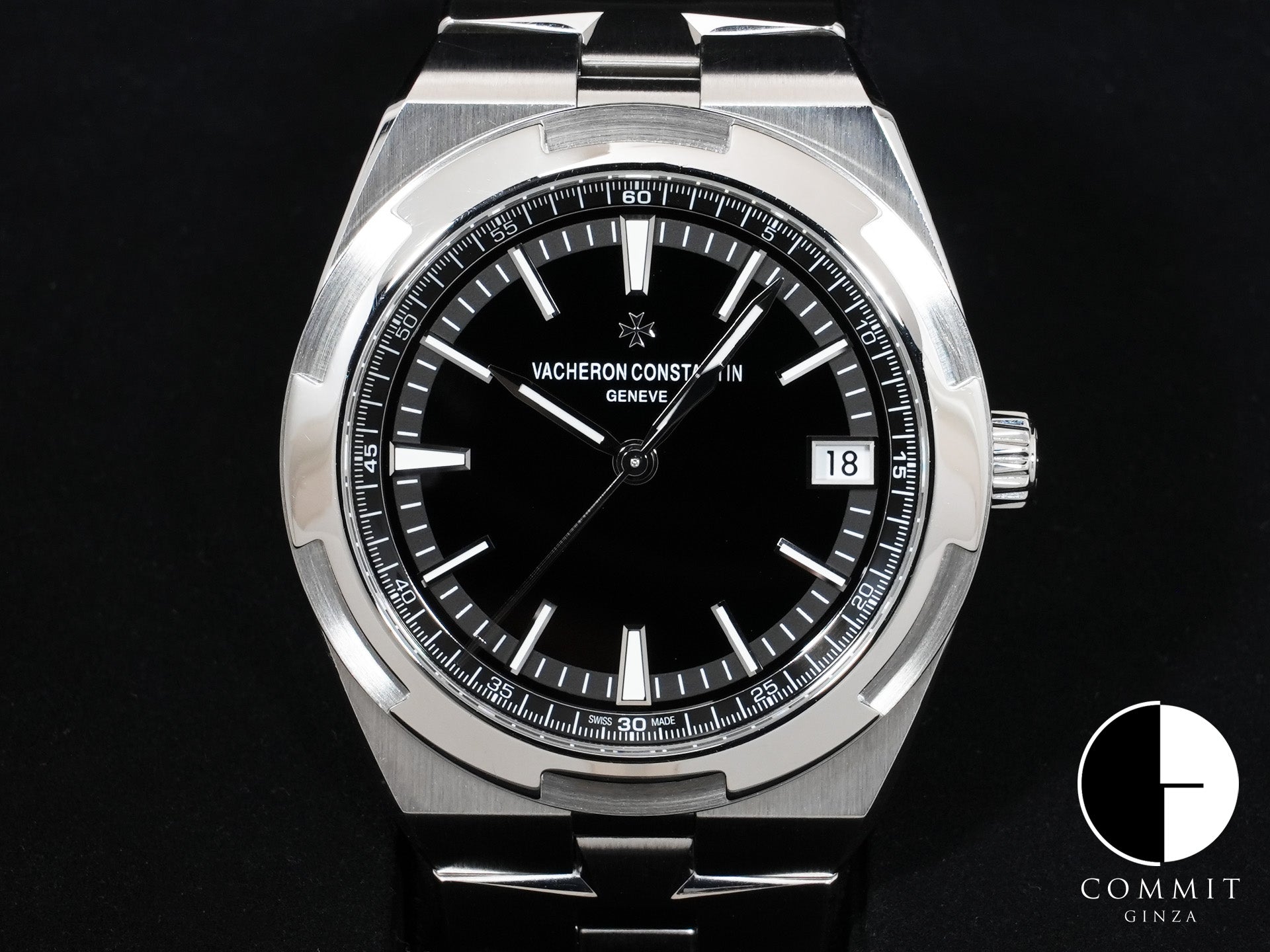 ヴァシュロンコンスタンタン オーヴァーシーズ Ref.4500V/110A-B483 ステンレススチール ブラック文字盤 中古 h8g8dfjq