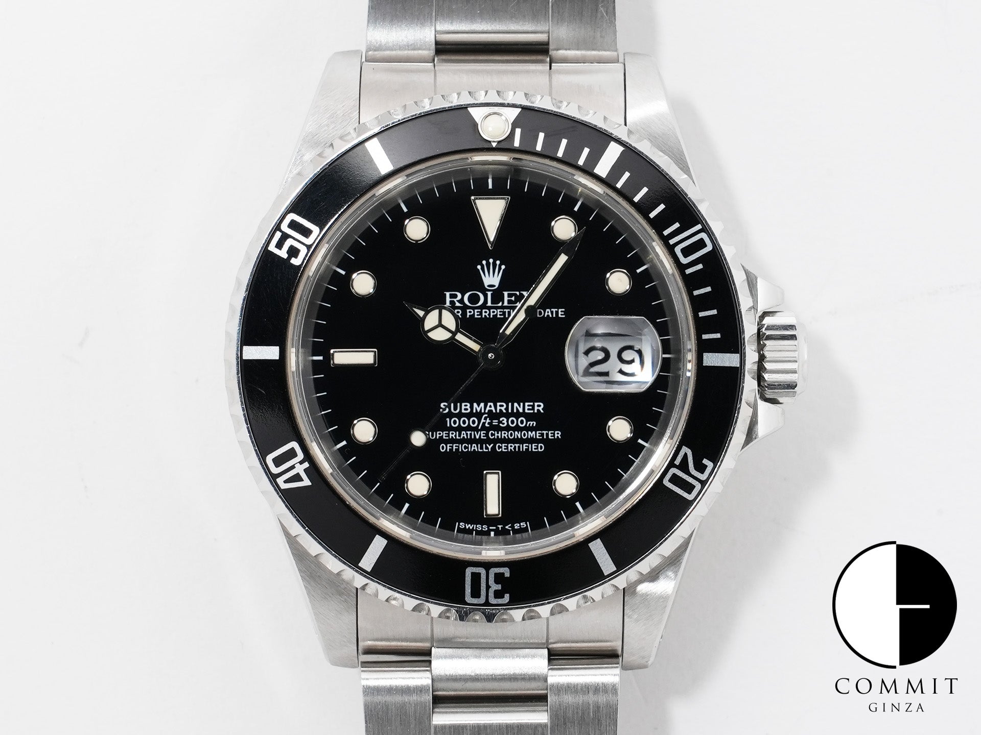 Rolex Submariner Date Ref.16610 Stainless Steel Black Dial Used dvk36nka