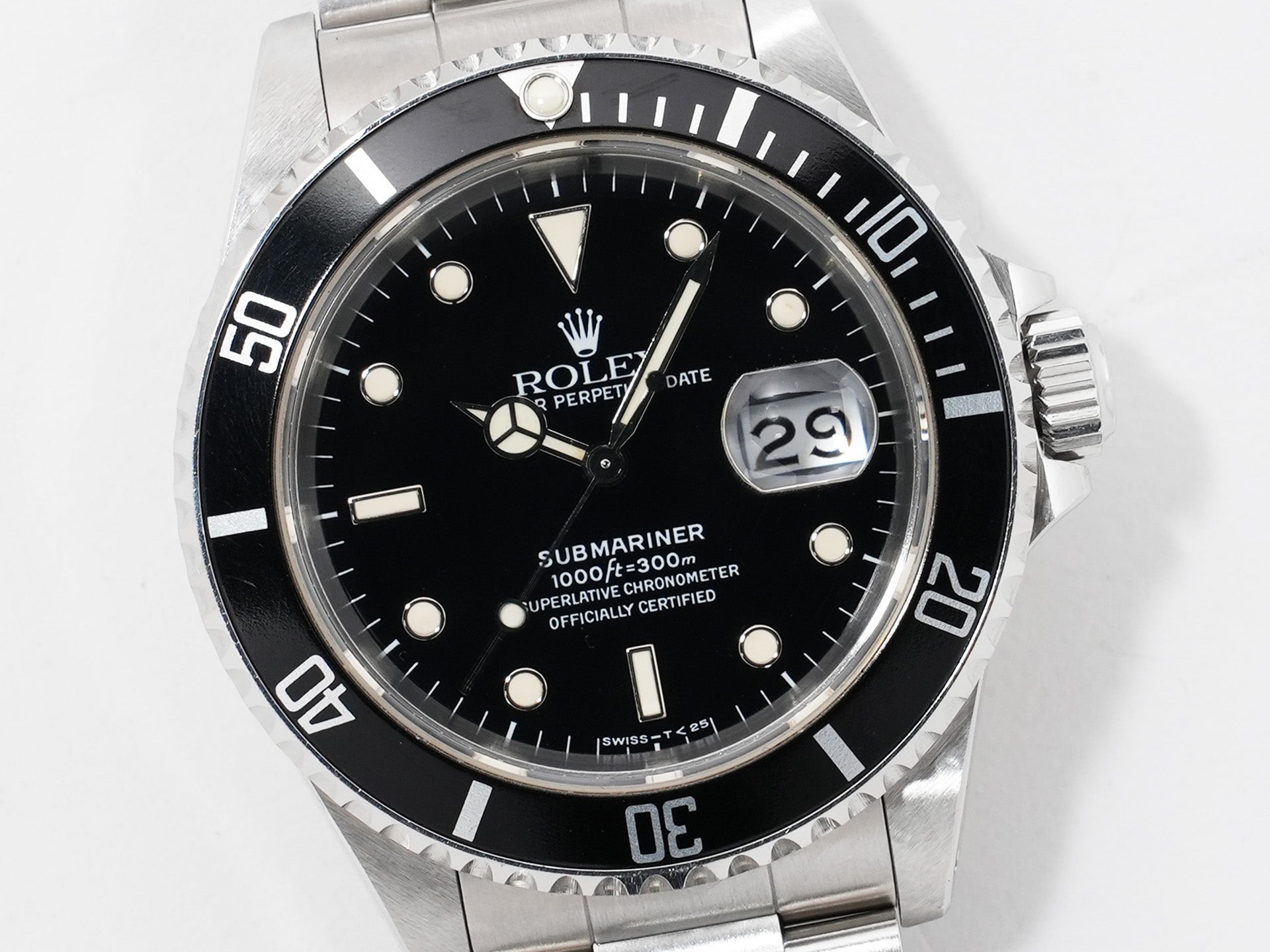 Rolex Submariner Date Ref.16610 Stainless Steel Black Dial Used dvk36nka