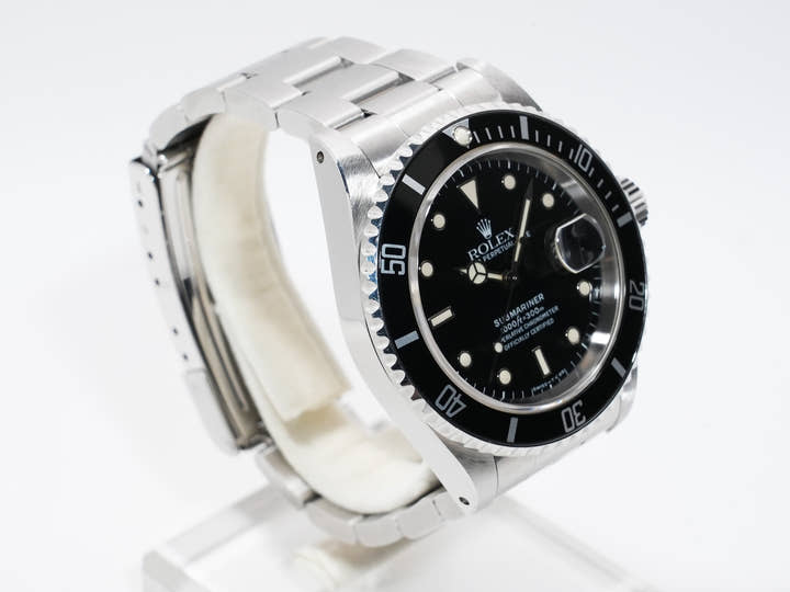 Rolex Submariner Date Ref.16610 Stainless Steel Black Dial Used dvk36nka