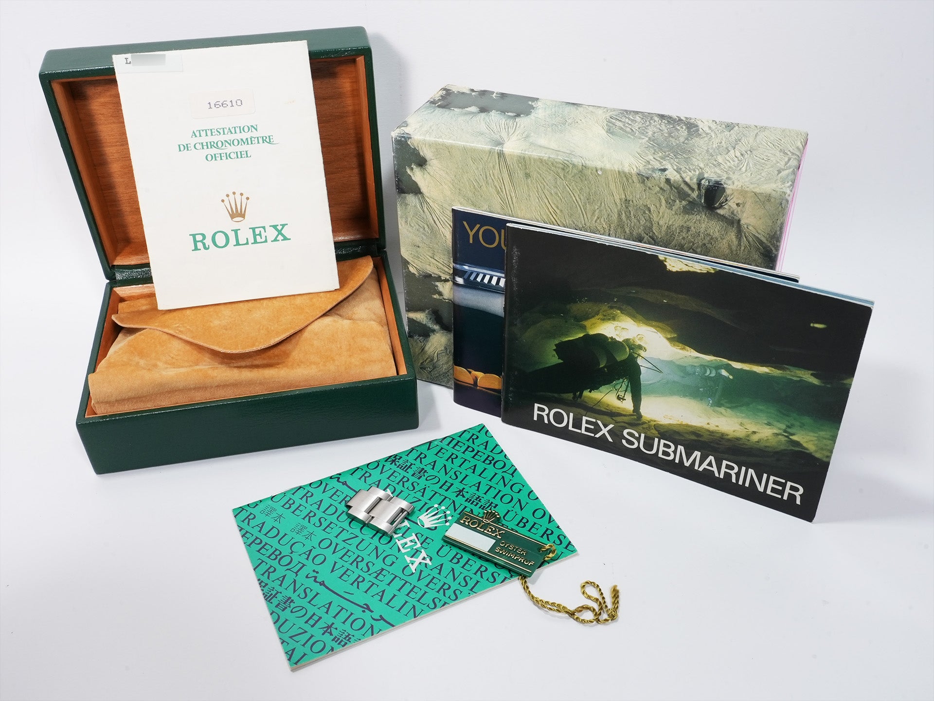 Rolex Submariner Date Ref.16610 Stainless Steel Black Dial Used dvk36nka