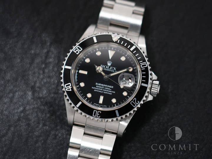 Rolex Submariner Date Ref.16610 Stainless Steel Black Dial Used dvk36nka