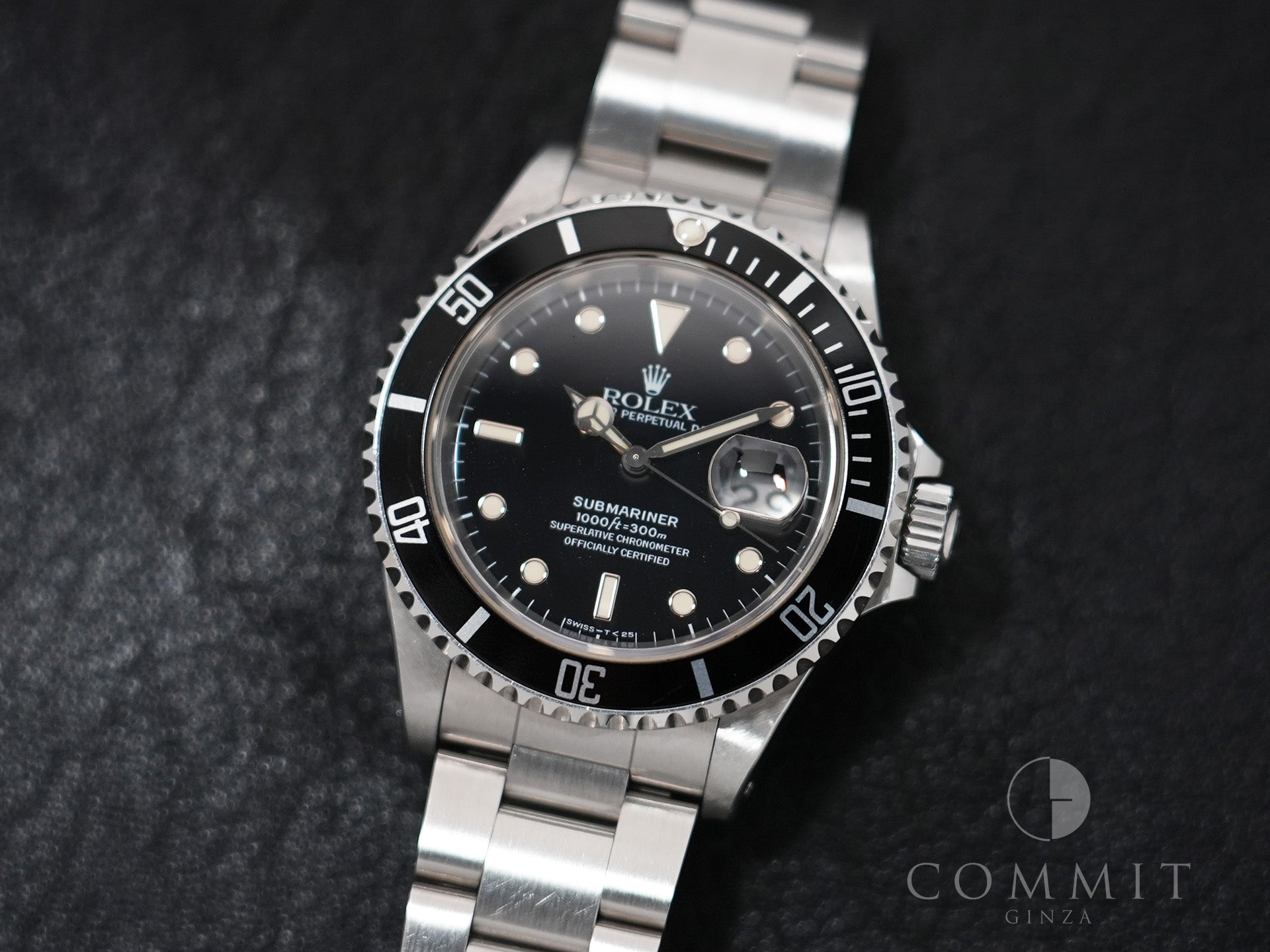 Rolex Submariner Date Ref.16610 Stainless Steel Black Dial Used dvk36nka