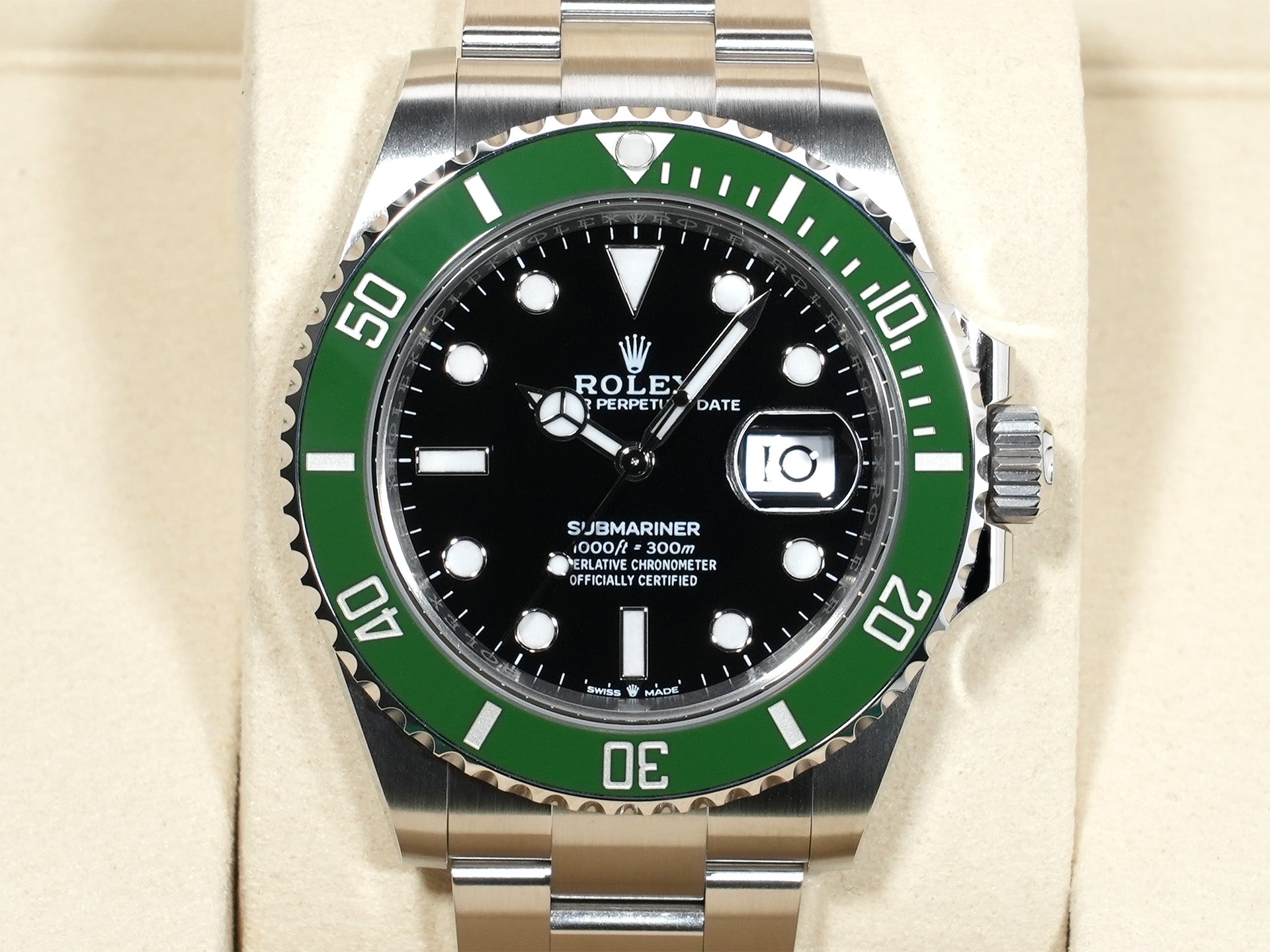 ロレックス サブマリーナー デイト Ref.126610LV ステンレススチール ブラック文字盤 美中古 wesykskz