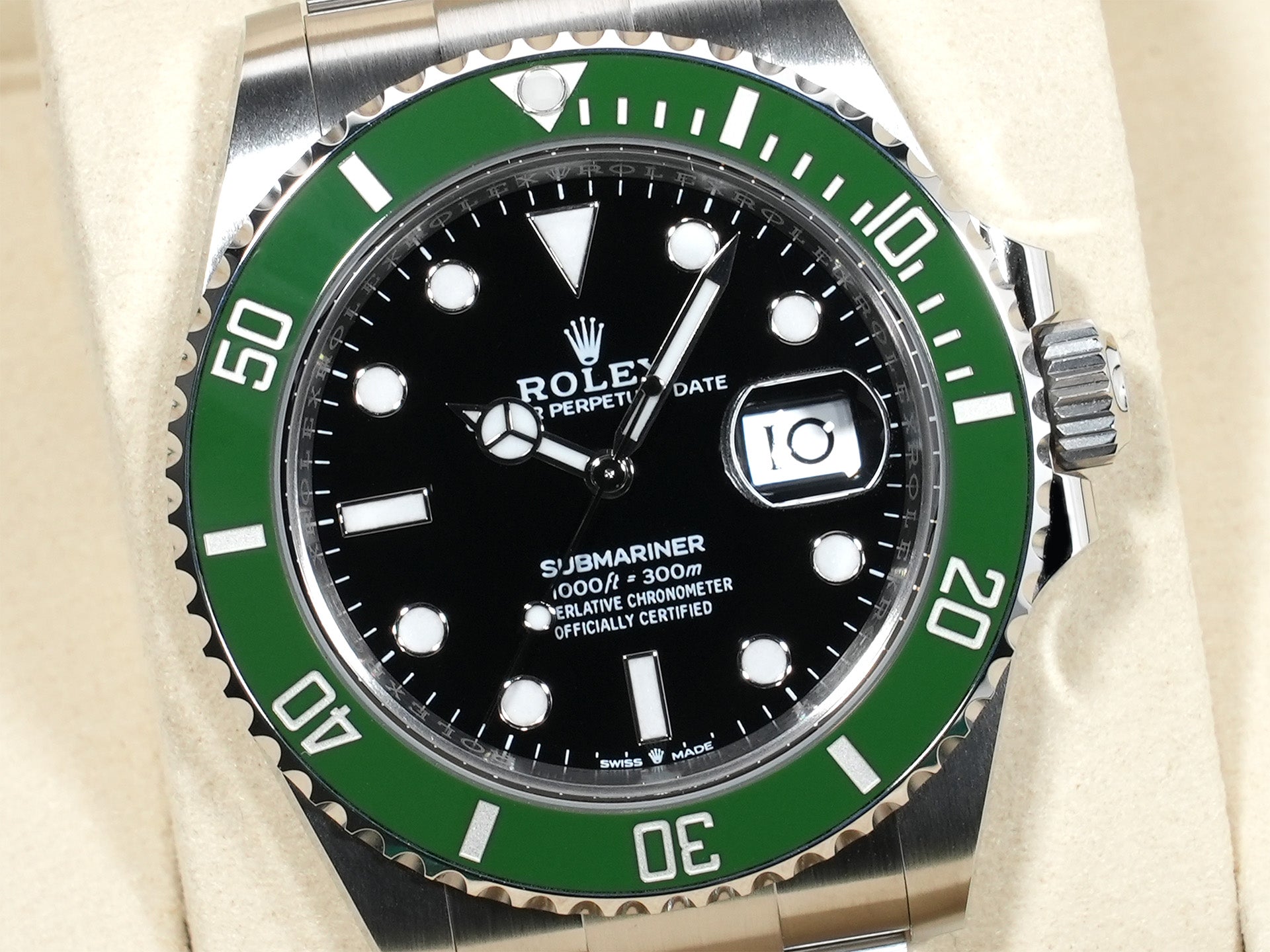 ロレックス サブマリーナー デイト Ref.126610LV ステンレススチール ブラック文字盤 美中古 wesykskz