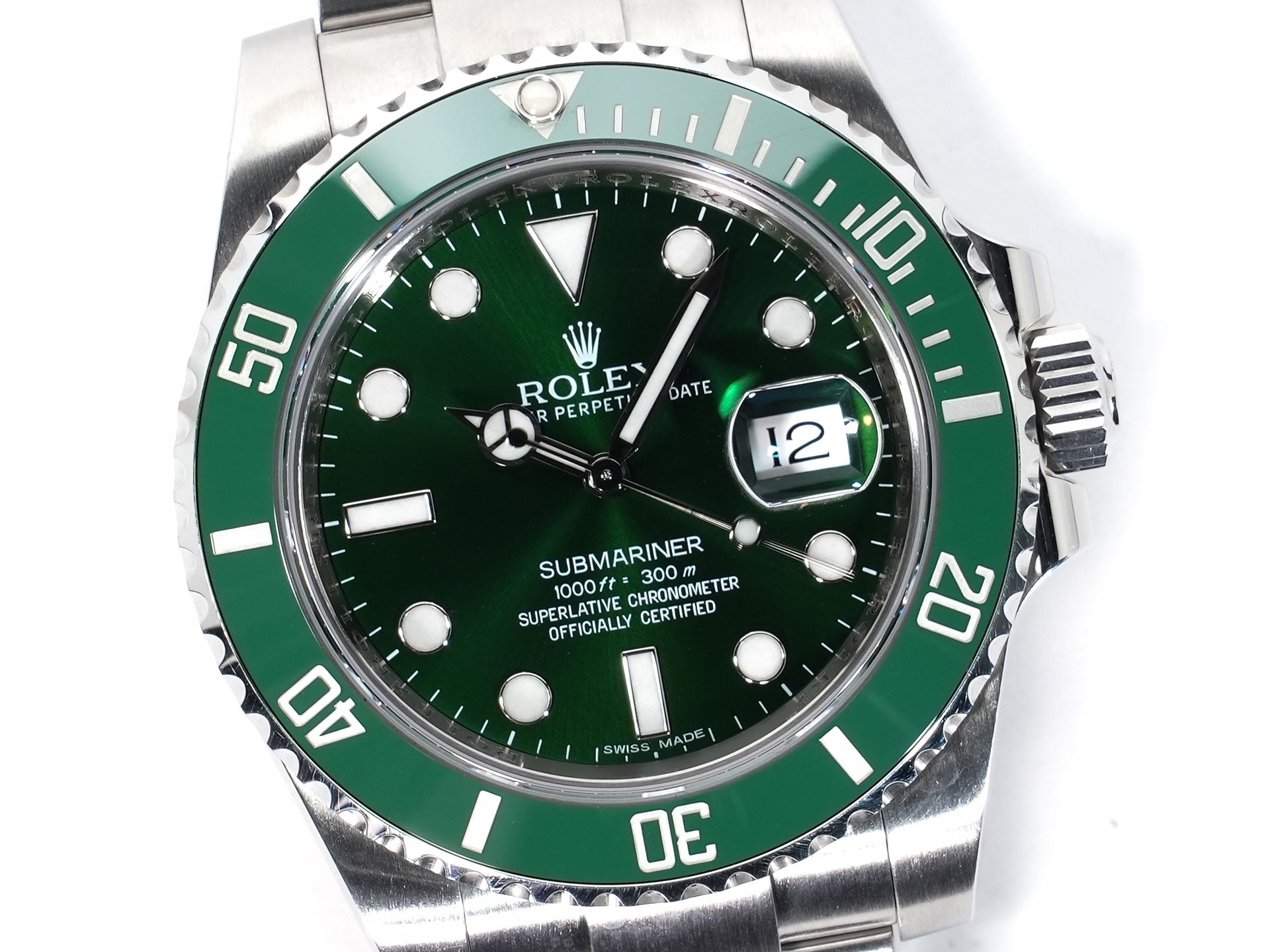 ロレックス サブマリーナー デイト Ref.116610LV ステンレススチール グリーン文字盤 中古 7wvqzm9x
