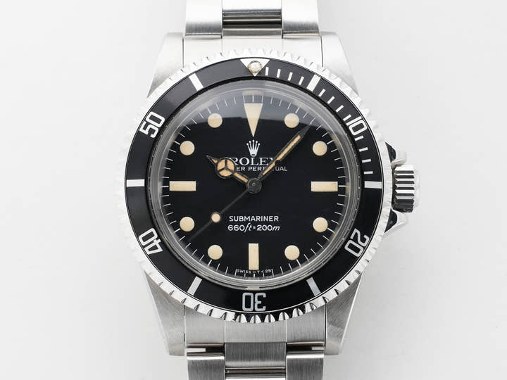 ロレックス サブマリーナー Ref.5513 ステンレススチール ブラック文字盤 美中古 9euueavf