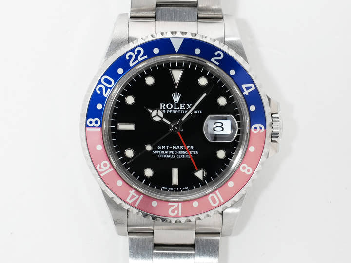 ロレックス GMTマスター Ref.16700 ステンレススチール ブラック文字盤 オイスターブレスレット 中古 4bmcza3q