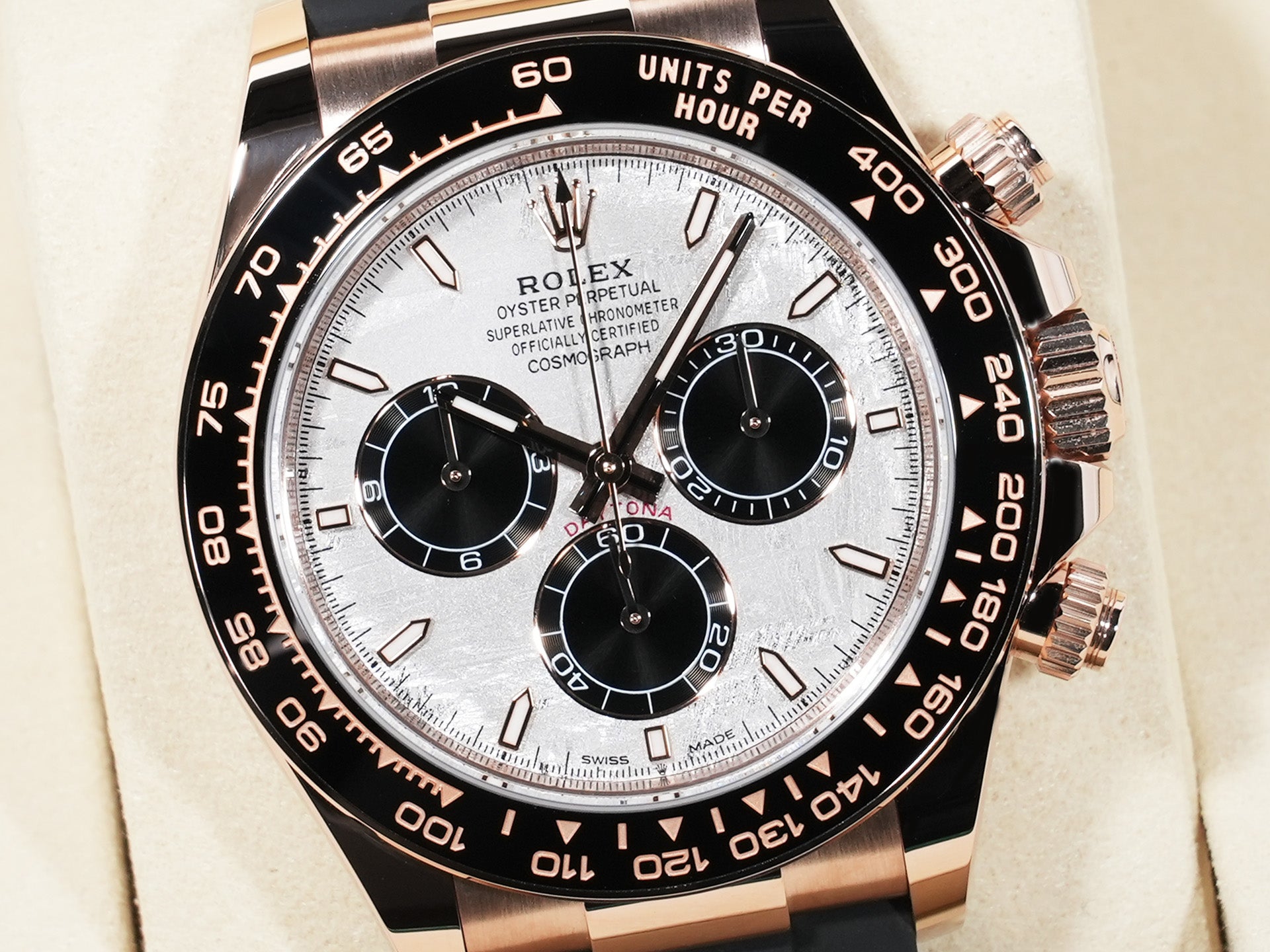 Rolex Daytona Ref. 126515LN Everose Gold Meteorite Dial Unused yydbu68q