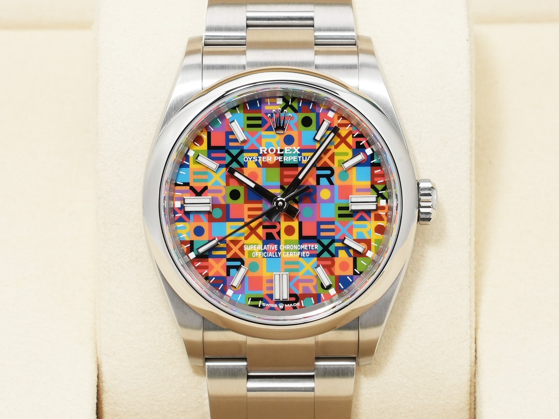 Rolex Oyster Perpetual 36 Ref. 126000 Stainless Steel Jubilee Motif Dial Unused zky8thjh