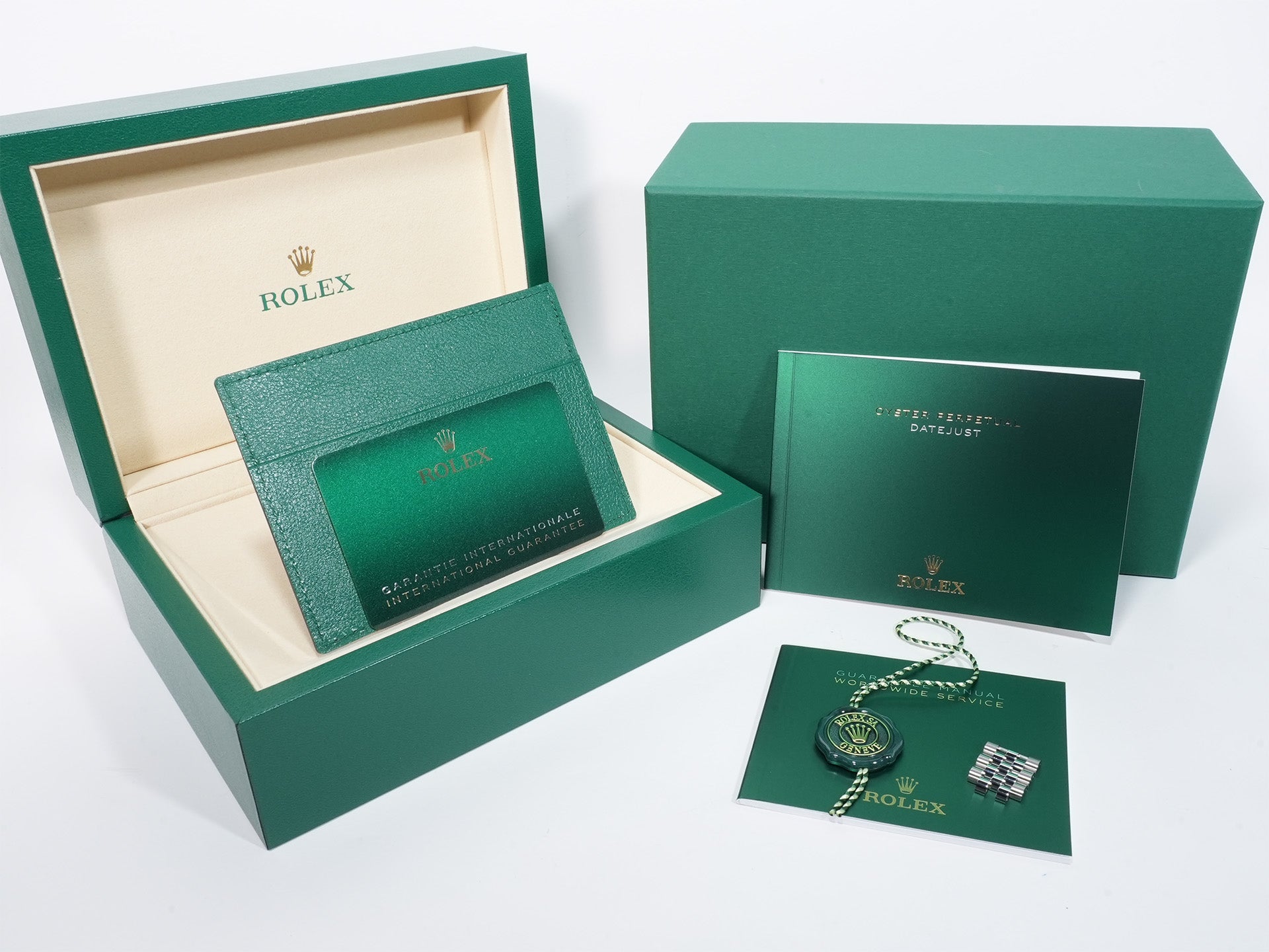 ROLEX Datejust 41 Ref. 126334 Stainless Steel/White Gold Black Dial Jubilee Bracelet Unused vkeatgs2