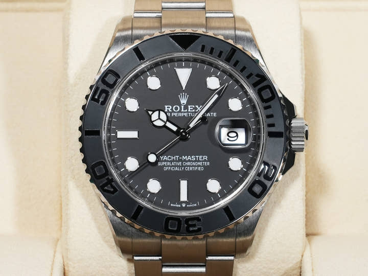 Rolex Yacht-Master 42 Ref. 226627 RLX Titanium Black Dial Excellent Used Condition xke9muxy