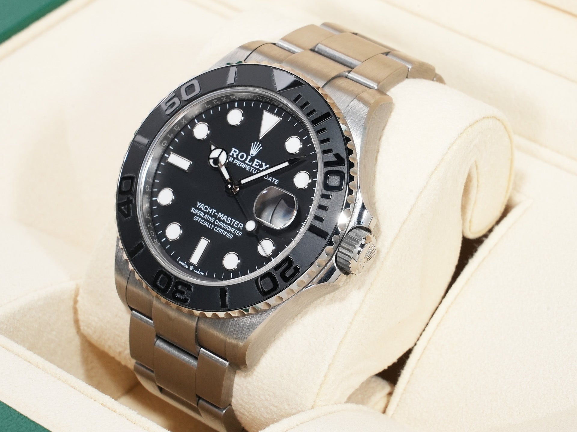 Rolex Yacht-Master 42 Ref. 226627 RLX Titanium Black Dial Excellent Used Condition xke9muxy
