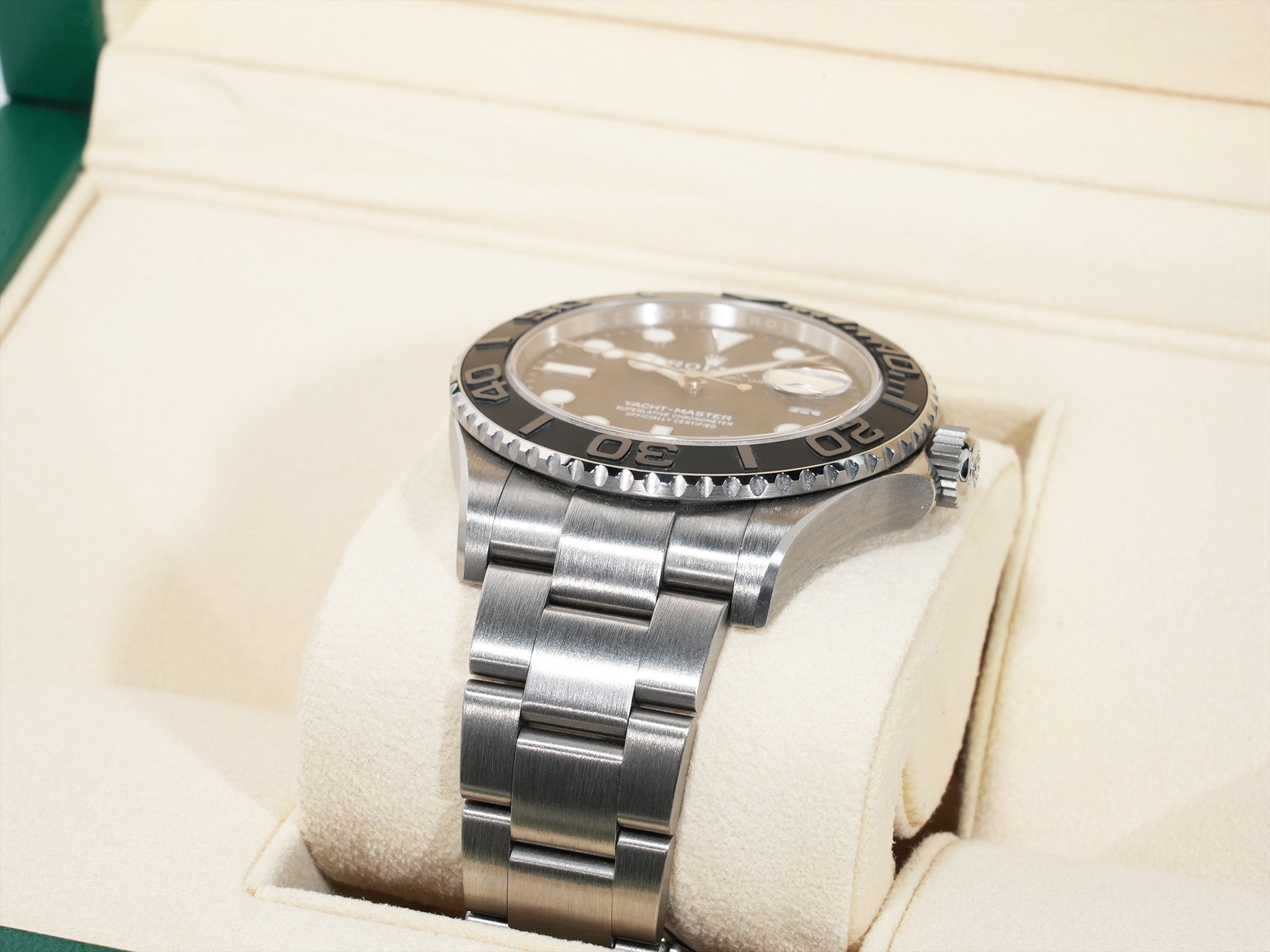 Rolex Yacht-Master 42 Ref. 226627 RLX Titanium Black Dial Excellent Used Condition xke9muxy