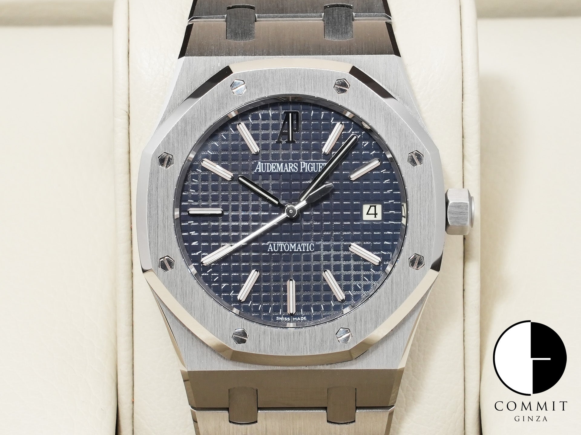 Audemars Piguet Royal Oak Ref.15300ST.OO.1220ST.02 Stainless Steel Blue Dial Excellent Used rzzpksay