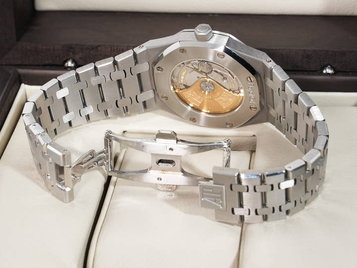 Audemars Piguet Royal Oak Ref.15300ST.OO.1220ST.02 Stainless Steel Blue Dial Excellent Used rzzpksay