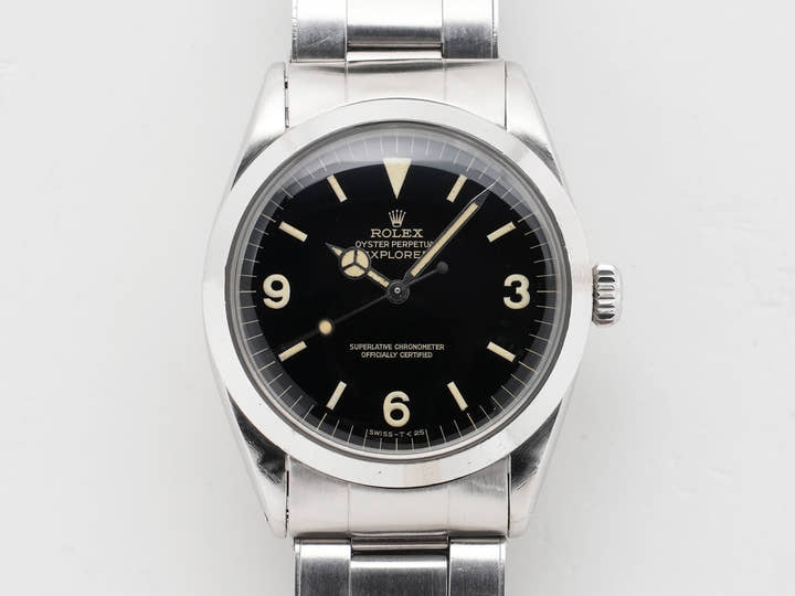 Rolex Explorer I Ref. 1016 Stainless Steel Black Dial Used u5xtcn94