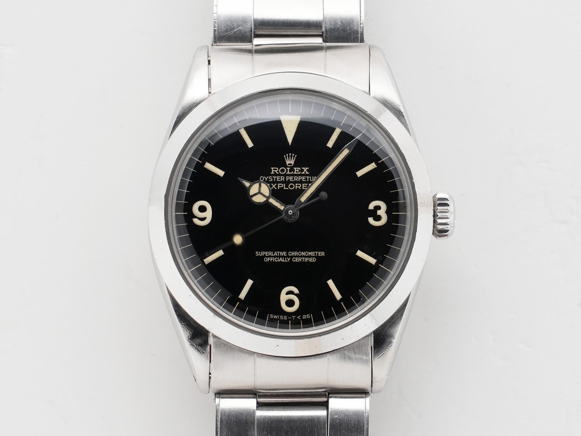 Rolex Explorer I Ref. 1016 Stainless Steel Black Dial Used u5xtcn94
