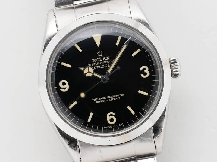 Rolex Explorer I Ref. 1016 Stainless Steel Black Dial Used u5xtcn94