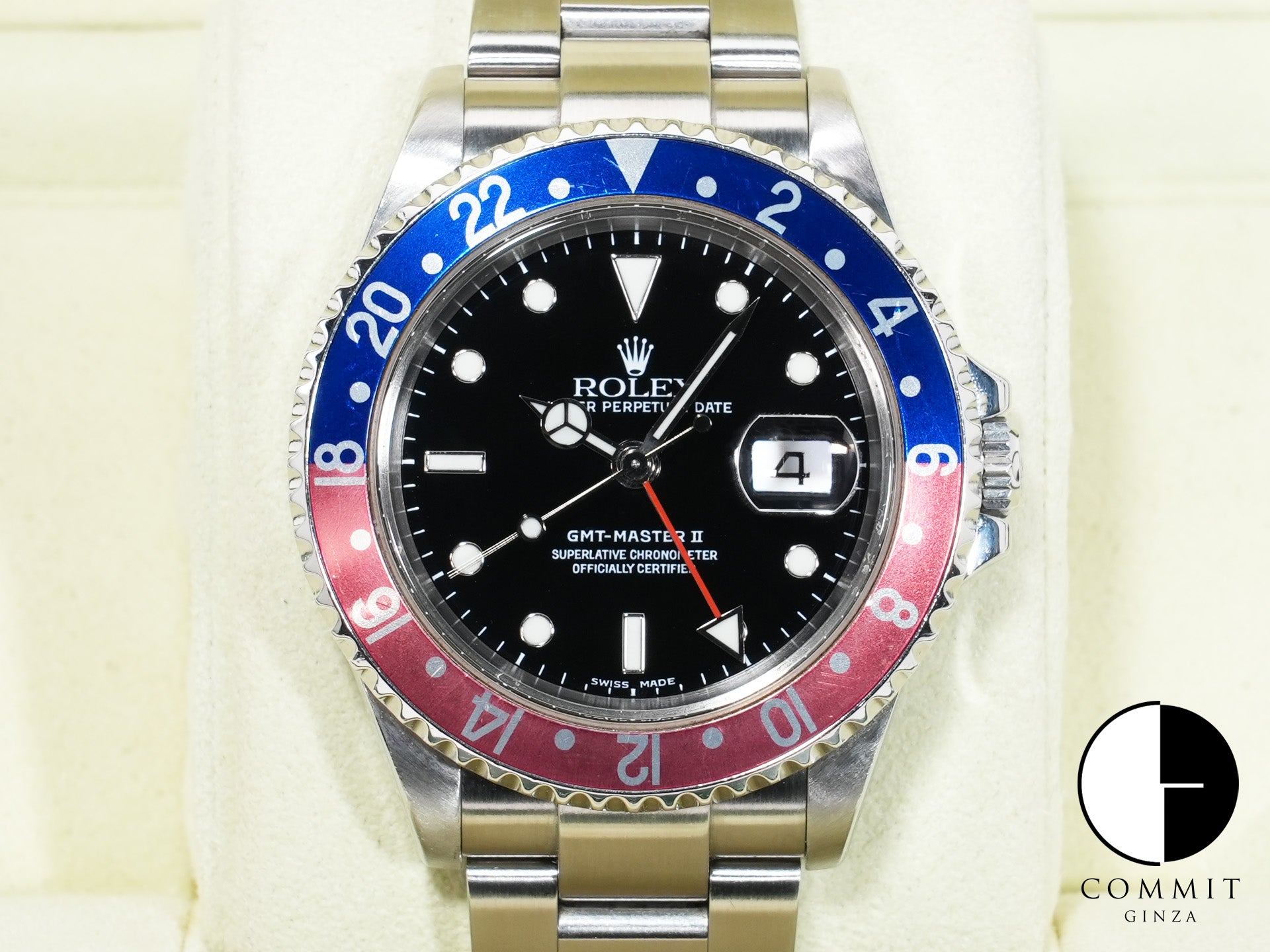 Rolex GMT-Master II Ref. 16710 Stainless Steel Black Dial Oyster Bracelet Used kdcpik9h