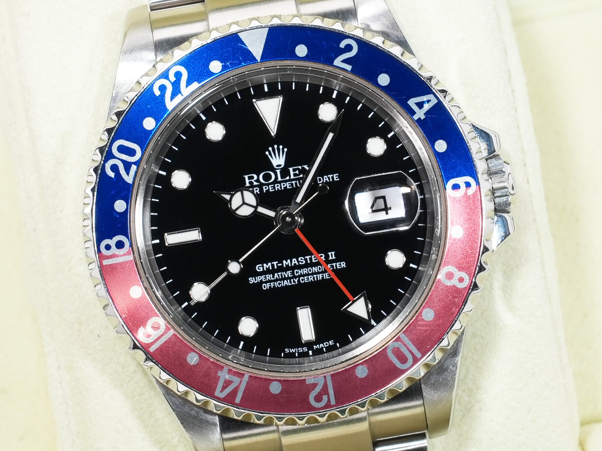 Rolex GMT-Master II Ref. 16710 Stainless Steel Black Dial Oyster Bracelet Used kdcpik9h