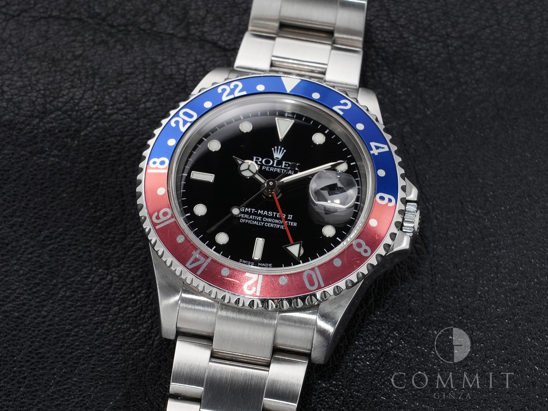 Rolex GMT-Master II Ref. 16710 Stainless Steel Black Dial Oyster Bracelet Used kdcpik9h