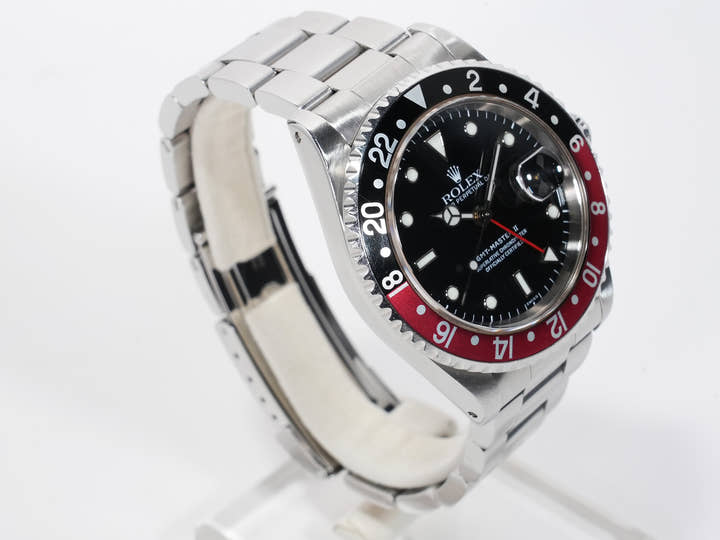 Rolex GMT-Master II Ref.16710 Stainless Steel Black Dial Oyster Bracelet Used egggmrg3