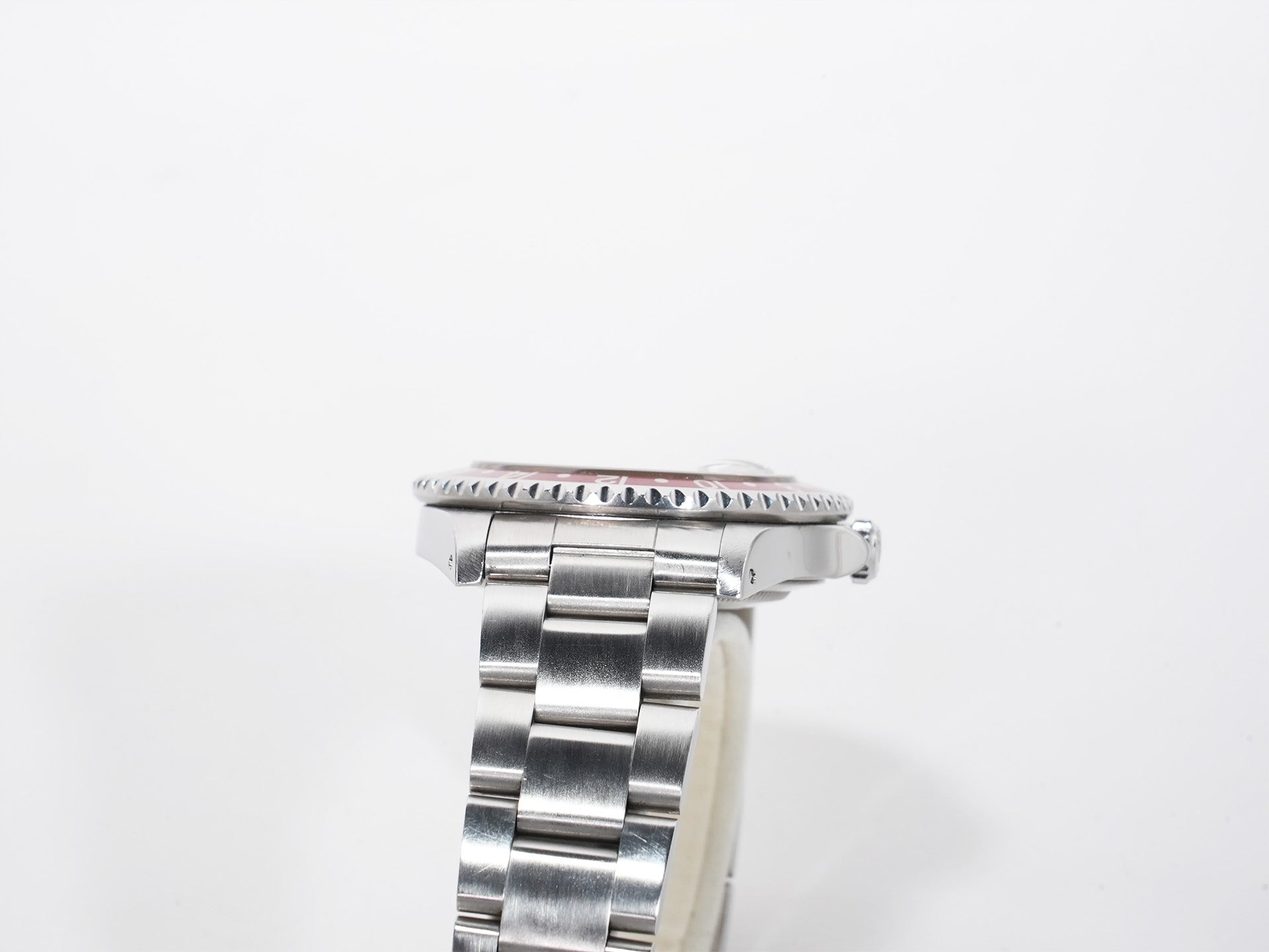 Rolex GMT-Master II Ref.16710 Stainless Steel Black Dial Oyster Bracelet Used egggmrg3