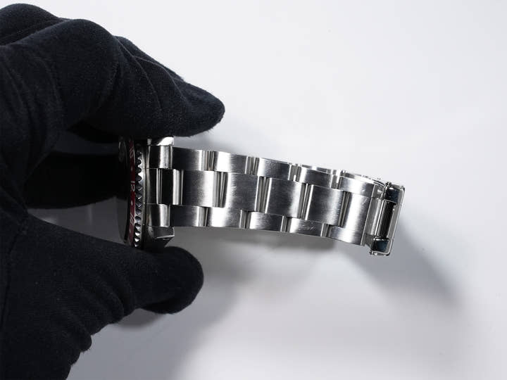 Rolex GMT-Master II Ref.16710 Stainless Steel Black Dial Oyster Bracelet Used egggmrg3