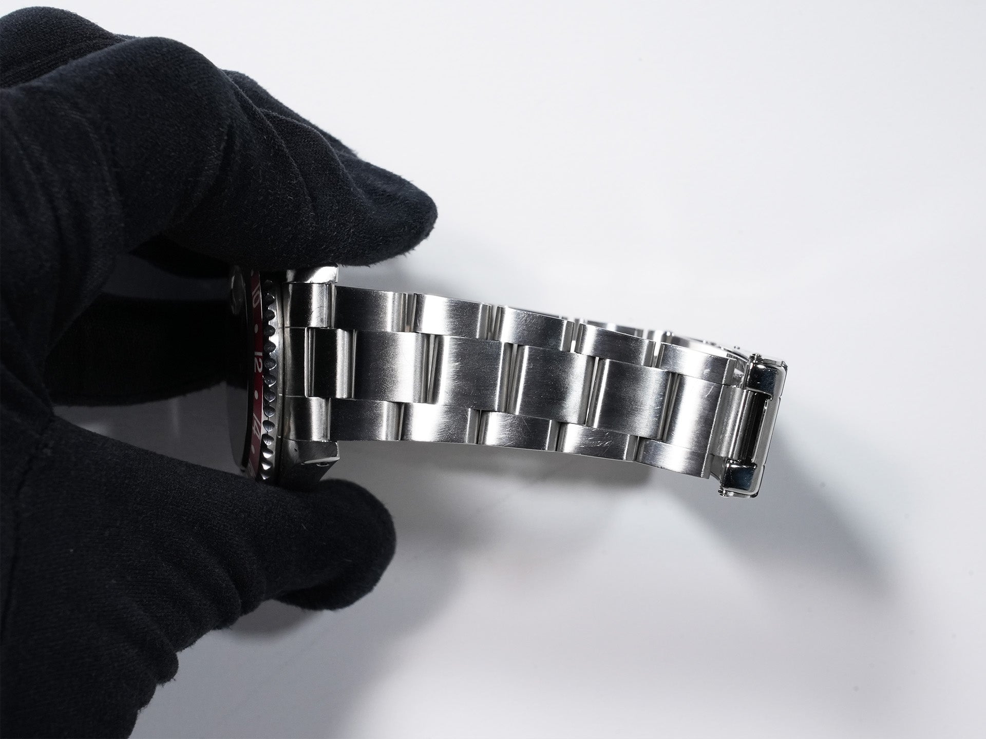 Rolex GMT-Master II Ref.16710 Stainless Steel Black Dial Oyster Bracelet Used egggmrg3