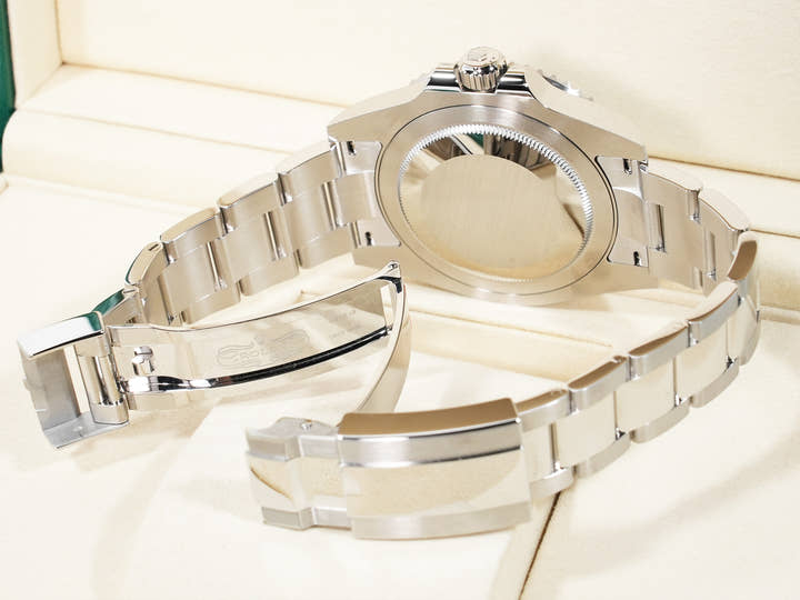 Rolex GMT-Master II Ref. 126710GRNR Stainless Steel Black Dial Oyster Bracelet Unused ndgrojxs
