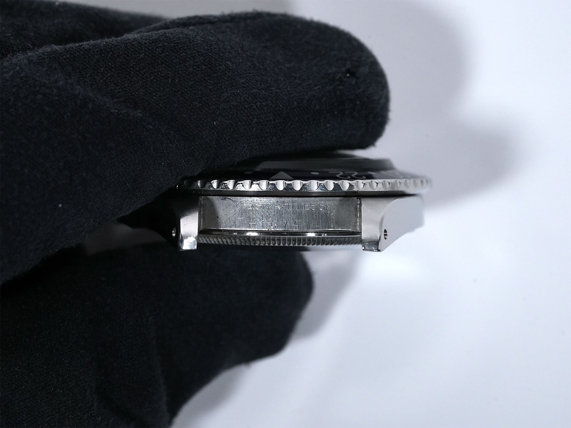 ロレックス GMTマスター Ref.1675 ステンレススチール ブラック文字盤 オイスターブレスレット 中古 m24gytaj