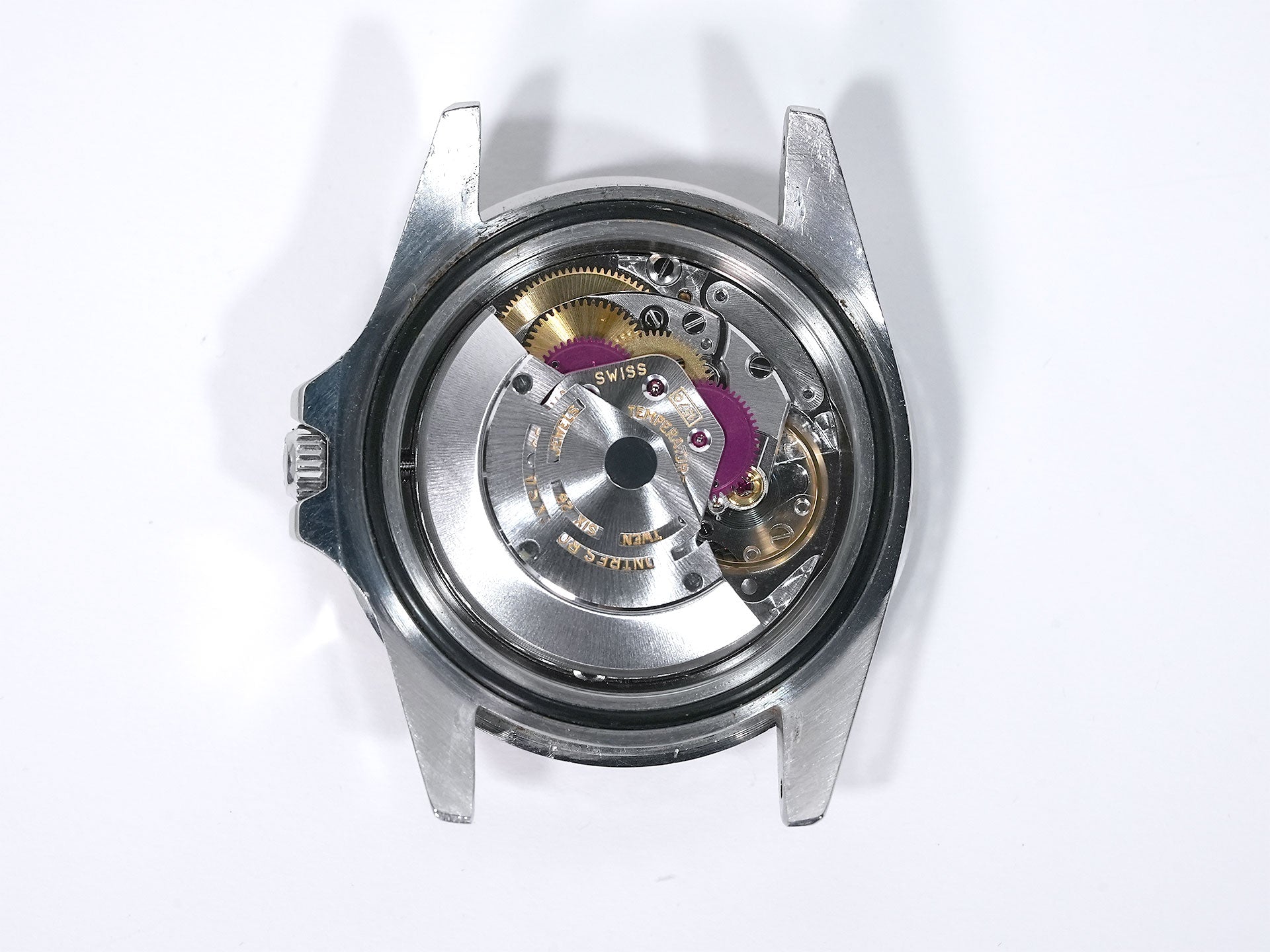 ロレックス GMTマスター Ref.1675 ステンレススチール ブラック文字盤 オイスターブレスレット 中古 m24gytaj