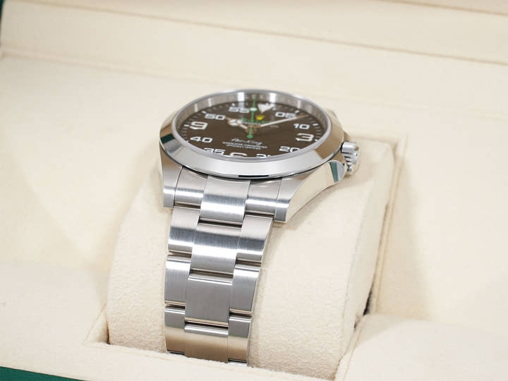 ロレックス エアキング Ref.126900 ステンレススチール ブラック文字盤 オイスターブレスレット 中古 vx44cbea