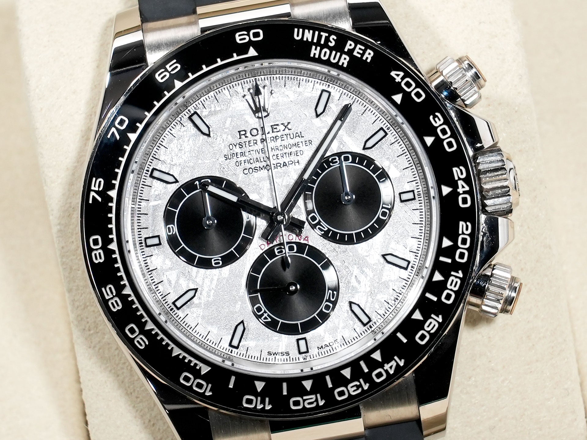 Rolex Daytona Ref. 126519LN White Gold Meteorite Dial Excellent Used Condition hokpi4p4