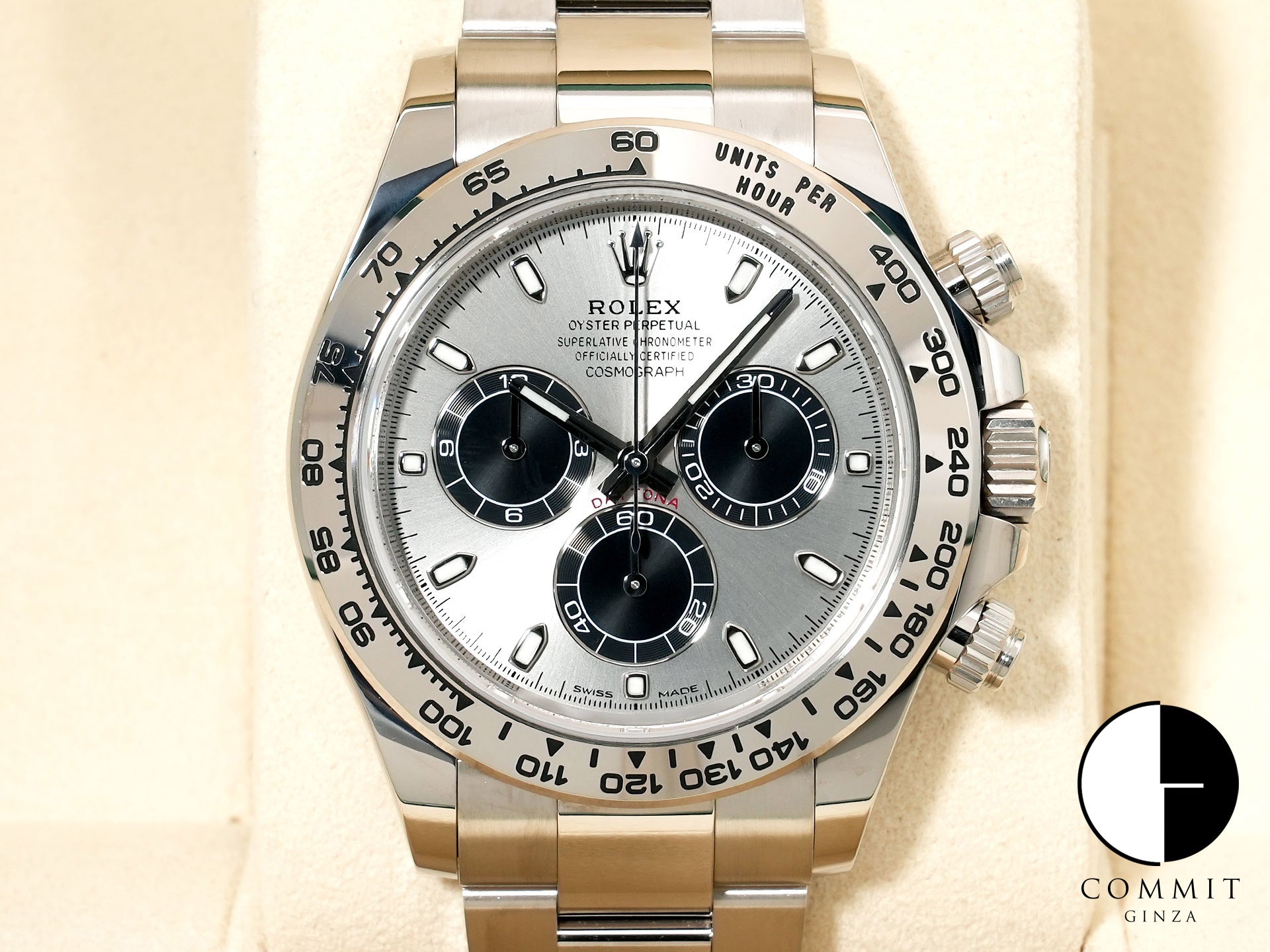 ロレックス デイトナ Ref.116509 ホワイトゴールド スチールxブラック文字盤 美品 aqqe4fbm