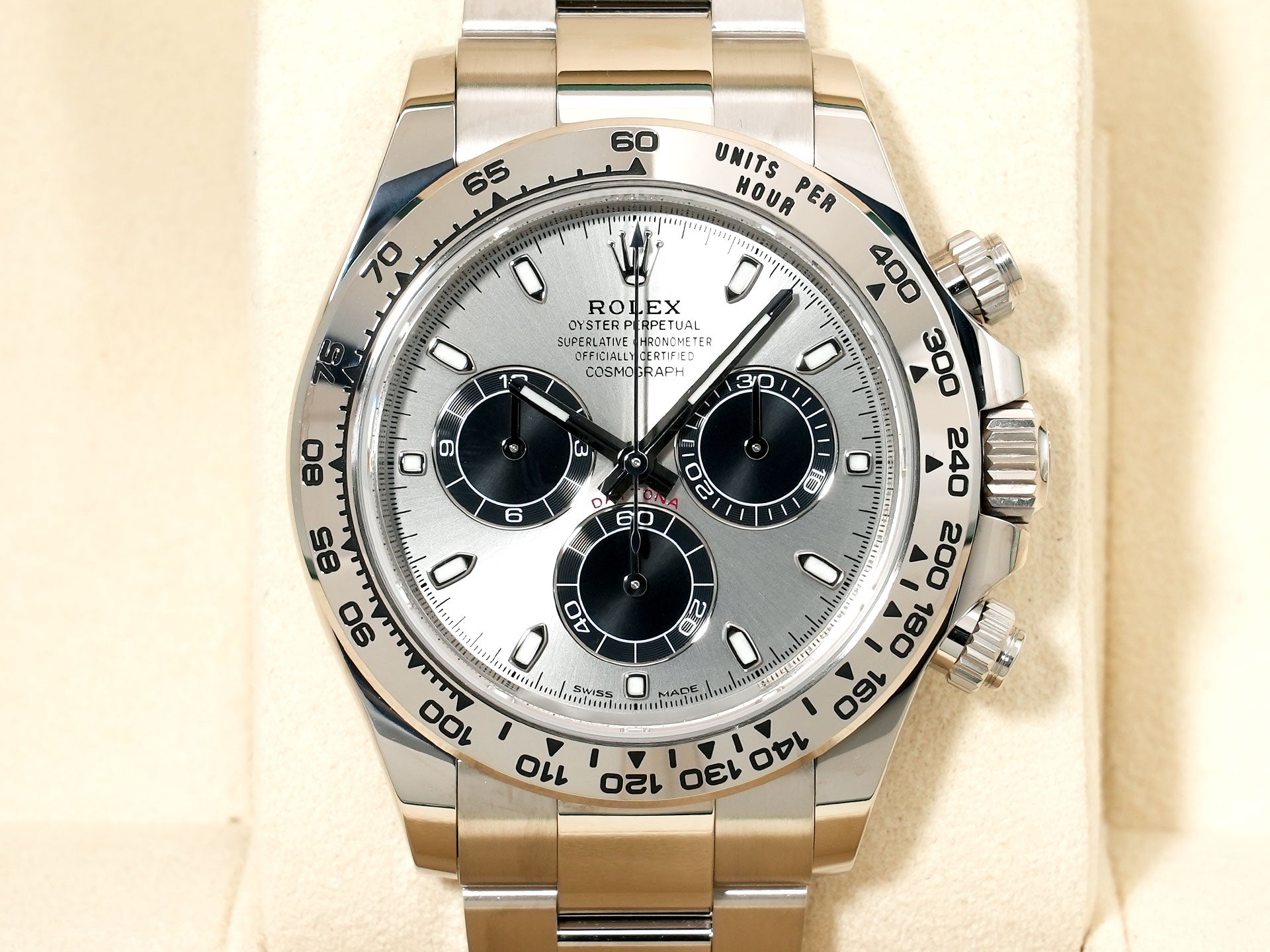 ロレックス デイトナ Ref.116509 ホワイトゴールド スチールxブラック文字盤 美品 aqqe4fbm