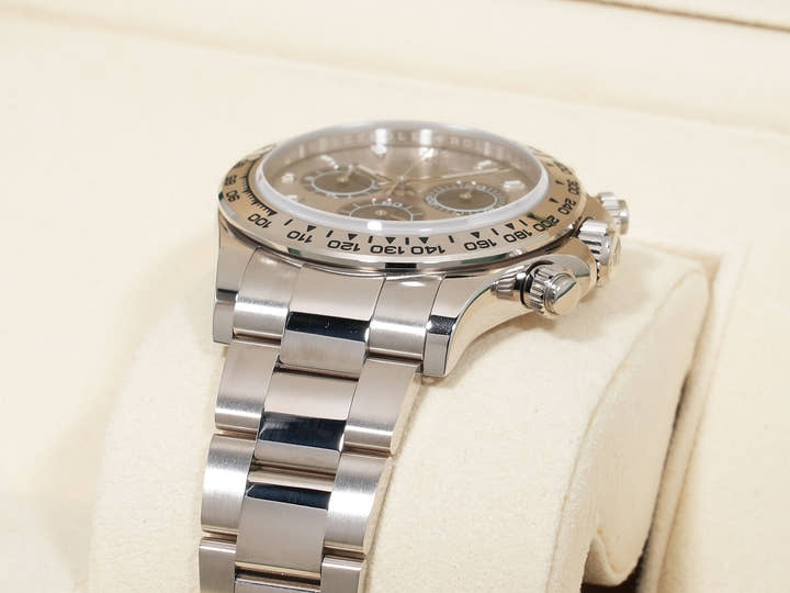 Rolex Daytona Ref. 116509 White Gold Steel x Black Dial Excellent Condition aqqe4fbm