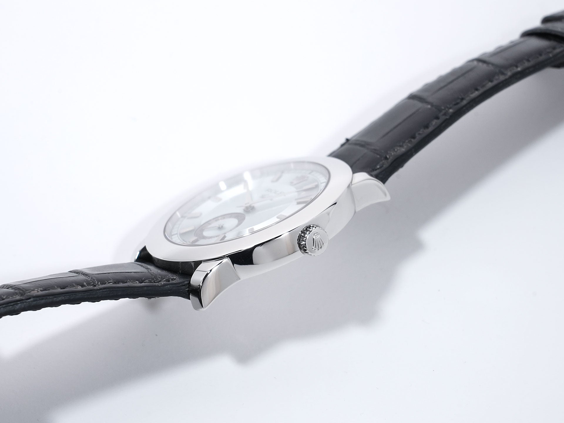 Rolex Cellini Cellinium Ref. 5241/6 Platinum Ice Blue Dial Excellent Used Condition bjn4ctk7