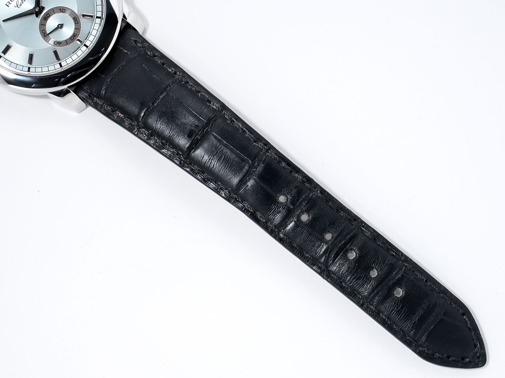 Rolex Cellini Cellinium Ref. 5241/6 Platinum Ice Blue Dial Excellent Used Condition bjn4ctk7