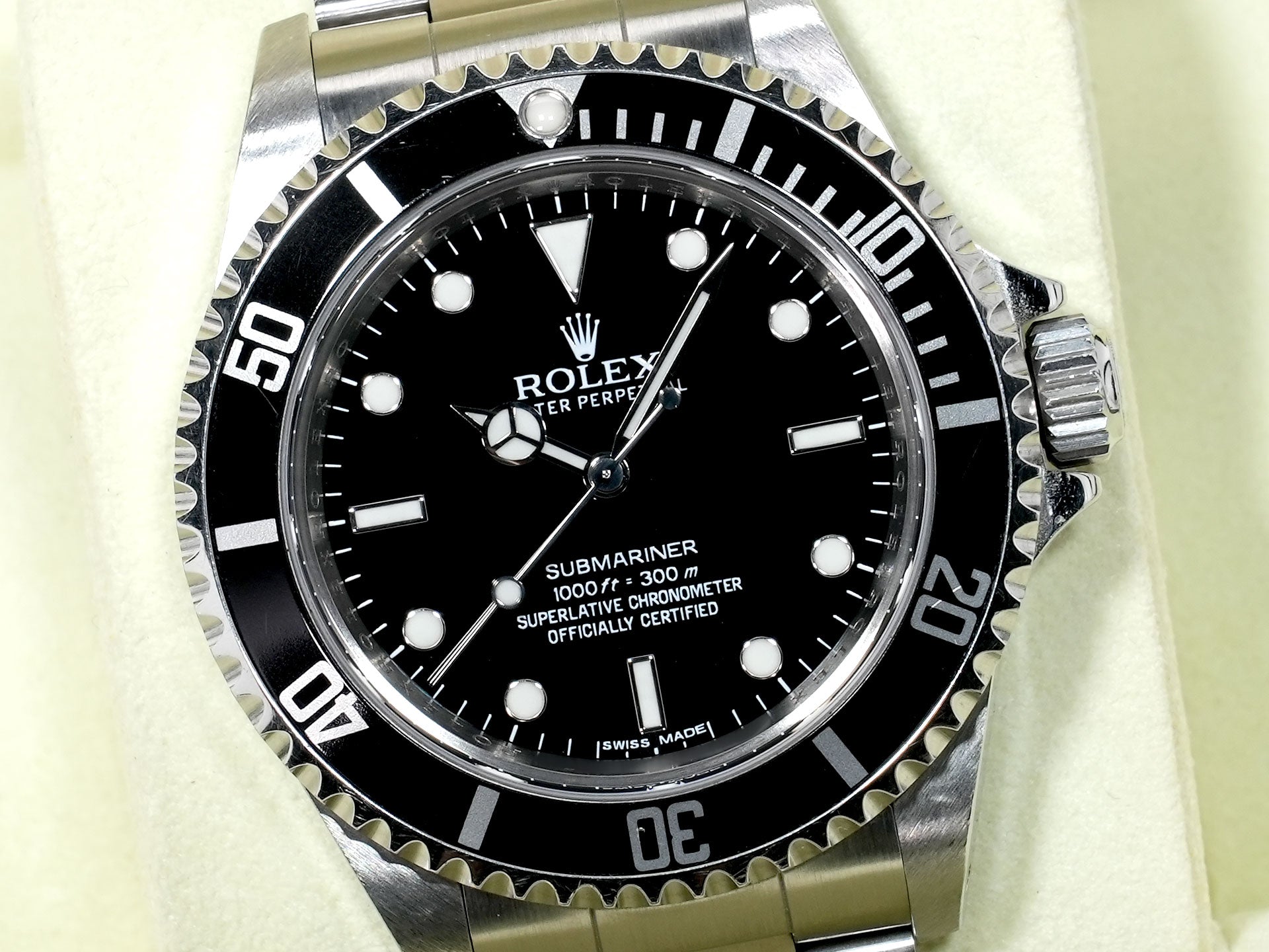 ロレックス サブマリーナー ノンデイト Ref.14060M ステンレススチール ブラック文字盤 中古 2kpbn2ya
