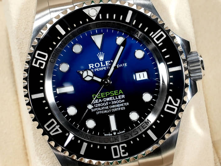 ロレックス シードゥエラー ディープシー Ref.126660 ステンレススチール D-BLUE文字盤 美中古 7x7kt6m3